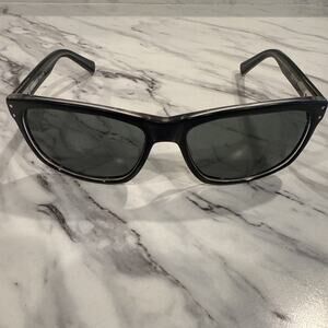 NIKE EV0632 098 Vintage 80 Glossy Black Rectangle Clear Sunglasses Read